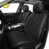 人工スエードユニバーサルクッションブラック2フロントラグジュアリーケープ2 S Fit Kia Lada Car Seat Cover Shawl