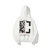 Off Flower Designer Fashion Mens Hoodies X Printed Hoodie Unisex Women Hooded Sweatshirt Asiatisk storlek