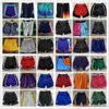 schwarze lila basketballshorts