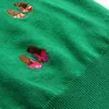 Autunno primavera donne maglione scarpe da ricamo modello di ricamo giacca tutti mascherina cappotti manica lunga a maglia a maglia corta B-154 210522