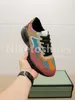 Rhyton Multicolor sneaker thick sole Dad Shoes Italy Luxurys Multicolor canvas chunky sole Rhyton Vintage Clunky Sneaker Designers
