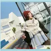 Hats, Scarves & Gloves Fashion Aessoriesscarves Korean White Plaid Scarf Women Winter Imitation Cashmere Scarfs For Ladies Oversized Knitted