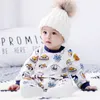 Baby Boy Romper born Cartoon Jumpsuit Long Sleeves Infant Boutique Clothes Toddler Soft Cotton Pajamasajamas 210615