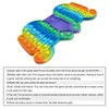 Latest Large size Game Fidget Toy Rainbow Chess Push Bubble Fidgets Sensory Toy for Parent-Child Time Interactive Games