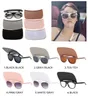 Partihandel Märke Flip Solglasögon Kvinnor Månar Sommar Topp Visor Solglasögon Ladies Oversized Trendy Eyewear Shades UV400 Drive