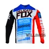 رقة Fox MX Jersey Demo 360 Flight Bike Long Long Tshirt MTB DH SX ATV Mountain Dirtbike Downhill Race6658023