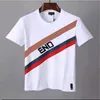 T-shirt maschile Topt estivi Tops ricamato da uomo alfabeto mobile cotone cotone cotone cotone goccia corta maglietta