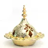 Metalen geurlampen creatieve ster moon veer wierook stick Arab Home Decoration Censer Tool 0426