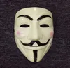 Party Masks V voor Vendetta Mask Anonymous Guy Fawkes Fancy Dress volwassen kostuum accessoire Plastic PartyCosplay SN59263980701