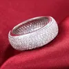 Jellystory Женщины 925 Стерлинговое Серебряное кольцо Простой Классический Круглый Круг Ретро Ювелирные Изделия для Моды Оптовая кластерные кольца