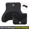 Stoelkussens Jinserta USB Charger Car Massage Pillow Auto Back Support Hoofdsteun taille Simulatie Human Travel