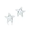 Stud 2021 boucles d'oreilles de mode de haute qualité en forme d'étoile Style Simple Original 100% 925 en argent Sterling dames vacances cadeau bijoux