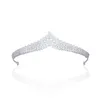 Hair Clips & Barrettes Exquisite And Small Zircon Bride Wedding Crown Tiara High Quality Accessories Drop HQ0386