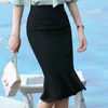 Mode Sexy Korte Jurk Lente Mid-Length Wilder Mermaid Fishtail Skirt Office Dames Werk Colthes 210604