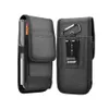 Universal Belt Clip Phone Holster Falls för iPhone 15 Pro Max Huawei Xiaomi Redmi Note 9 9S Samsung Card Pouch Oxford Cover Bag