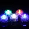 Urządzenie baterii LED Light Tea Light Zatapialny Wodoodporny Tealight Wedding Party Candle 10 kolorów Opcjonalnie