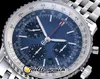 GF B01 43mm AB0121211C1A1 A7750 ETA Automatic Chronograph Mens Watch Blue Dial White Inner AB0121211 Stainless Steel Bracelet Watches HWBE Hello_Watch