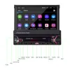 Antifurto Autoradio1 Din Auto Retrattile Automatico Video Multimedia Lettore DVD 7" Schermo GPS Wifi Mirror link Stereo