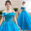 Vestidos فساتين quinceanera 2022 gryffon رداء دي bal قبالة الكتف الكرة ثوب خمر quinceanera اللباس زائد الحجم