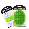 new Beauty tools Dog Bath Silicone Pet SPA Shampoo Massage Brush Shower Hair Removal Comb For Pets Cleaning Grooming Tool EWA44946615157