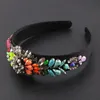 Shourouk Kleurrijke Luxe Strass Kristallen Hoofdband Vintage Hoofddeksel Prom Party Bruiloft Dames 938 Haarspeldjes Barrettes2908