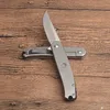 Speciale Aanbieding Flipper Folding Mes 8Cr13Mov Drop Point Satijn Blade Rvs Handvat Kogellager Snelle Open EDC Pocket Fold Messen