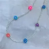 Frühe Frühling niedliche Blume Perlenkette Nische Design Sinn Schlüsselbeinkette 2021 weibliche Frühling einfache Halskette