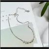 Anklets Drop Delivery 2021 Korean 925 Sterling Sier Beads Ankle Bracelet for Women Fine Jewelry Friend Chrismas Gift F1219 rgkaw