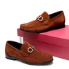 Salvatore Ferragamo Вы Feragamo Ferra chaussures modèle bureau mâle formel en cuir véritable plat affaires qualité designer loisirs noir marron Plaid ensemble taille 38 ~ 46 pied