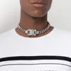 1017 Alyx 9SM Two-Color Pendant Halsband Enkelt och mångsidigt par med samma funktionella stil Ins Accessories301E