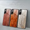Творческие чехлы для деревянных стеклянных телефона для iPhone 12 11 Pro Promax x XS Max 7 8 Plus Samsung S21 S20 Note20 Note107465703