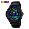 SKMEI merk sport horloges mode casual horloges heren s-shock quartz polshorloge analoge militaire ledcijfer horloge Montre Homme x0524