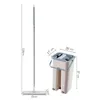 Magic Cleaning Mop Bucket Hands-free Floor Dry and Wet Use Automatic Rotation Self-cleaning Lazy 210423