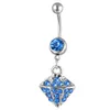 D0174 Diamonds Style Belly Navel Button Ring Mix Colors