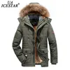 men 6xl fur winter jacket