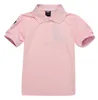 2021 Polo de verão T-shirt de bebê crianças Cavalo de bordados para meninos meninas camisa tops camisas de manga curta infantil