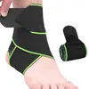 Supporto per caviglia 1PCS Cinturino in silicone elastico per pallacanestro Calcio Sicurezza sportiva professionale