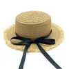 2020 Venda Simples Liso Alto Sol Chapéu Verão Primavera Mulheres Viagens Caps Bandagens Beach Child Chapéus Chapéu Respirável Girls Hat G220301