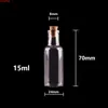 20PCS 15 ml Maat 24 * 70 * 8mm Transparant Glas Wishing Flessen met Cork Stopper Lege Spice Jars Fials Christmas Wedding Gift Goods