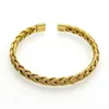 Steel jewelry twist braid steel wire bracelets bangles open Bracelet four colors into simple versatile accessories