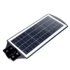 120W Super Bright Outdoor Led Solar Light Control PIR Czujnik Motion Wall Street Ogród Ogrodowy Deck Lampa - Gray