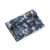 Army Camouflage Mini-Herren-Leder-Geldbörse mit Münzfach, schlanke Geldbörse, Geldklammer, Tasche, Bank, Kreditkarte, Bargeld