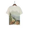 T-shirt Plus da uomo Polo Girocollo ricamato e stampato in stile polare estivo con puro cotone erg 45 da strada