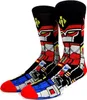 Chaussettes pour hommes heureux Anime hommes femmes Hip Hop drôle nouveauté Calcetines Skateboard basket-ball cyclisme course rue Sports Meias