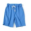 Hommes shorts 2019 nouvel été couleur unie coton vif longueur pantalons de survêtement couleur riche court masculino H1210