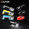 XITUO Kitchen Knife ener 4 Stages 4 in 1 Diamond Coated& Fine Ceramic Rod Shears and Scissors ening System Tools 220311