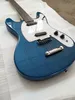 Ventures Johnny Ramone Mosrite Mark II Deluxe Blue Chitarra elettrica Tune-A-Matic Bridge Stop Cordiera, 2 pickup single coil, accordatori vintage, battipenna bianco