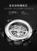 Relojes de pulsera BINKADA Relojes automáticos para hombre Marca Mecánico Tourbillon Reloj Impermeable Negocio Acero inoxidable Hueco Moda Reloj Homb