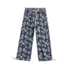 Pantalons pour hommes THRC Tide Marque Design Original Jeans Summer Street Wind Casual Wild Cordon Lâche Jambe Droite
