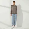 Wixra Thick Sweater Women Knitted Ribbed Pullover Long Sleeve Casual O Neck Jumpers Chenille Clothing Autumn Winter 211123